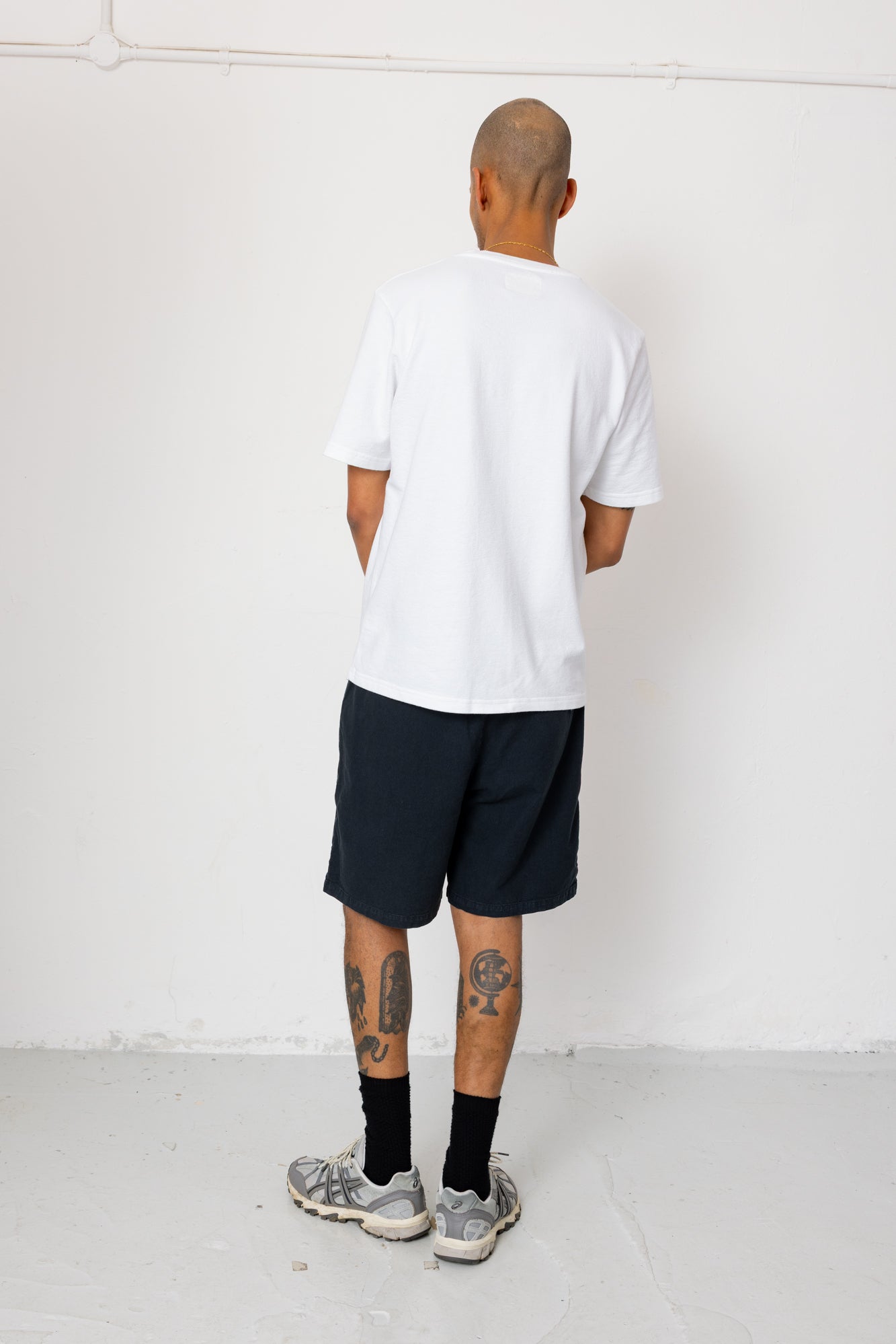 Folk | Folk Relaxed Assembly Short - Black Cotton Linen