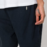 Folk | Folk Relaxed Assembly Short - Black Cotton Linen