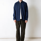 Relaxed Fit Hemd - Marine/Schwarz Hahnentrittmuster