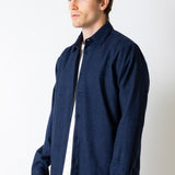 Relaxed Fit Hemd - Marine/Schwarz Hahnentrittmuster