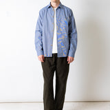 Hemd im Relaxed Fit - Blaues Minikaro