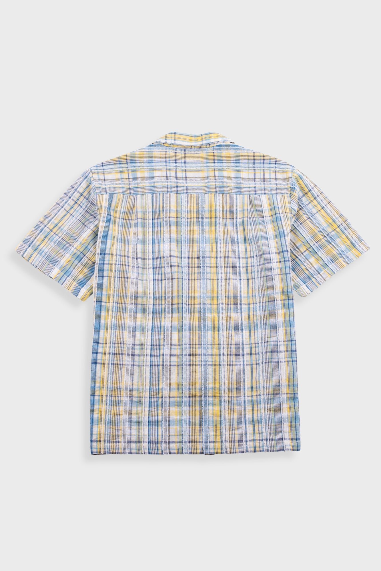 Plaid shirt on a white background