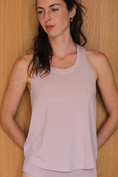Folk x Harry Duley - Racer Back Vest - Dusty Pink