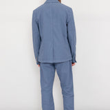 Cotton Linen Trouser Drawcord - Woad