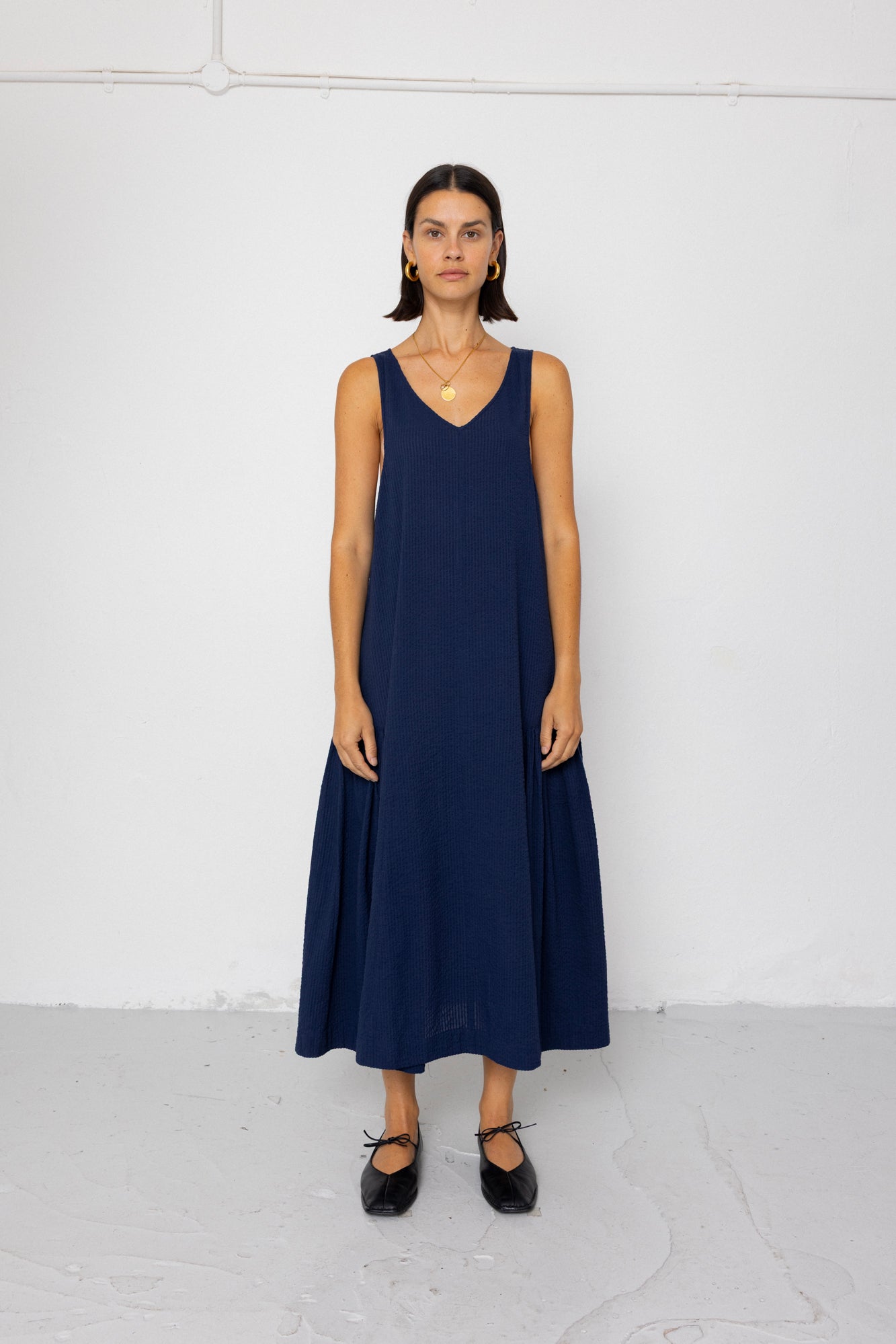 Folk | Folk Sarah Dress - Deep Navy