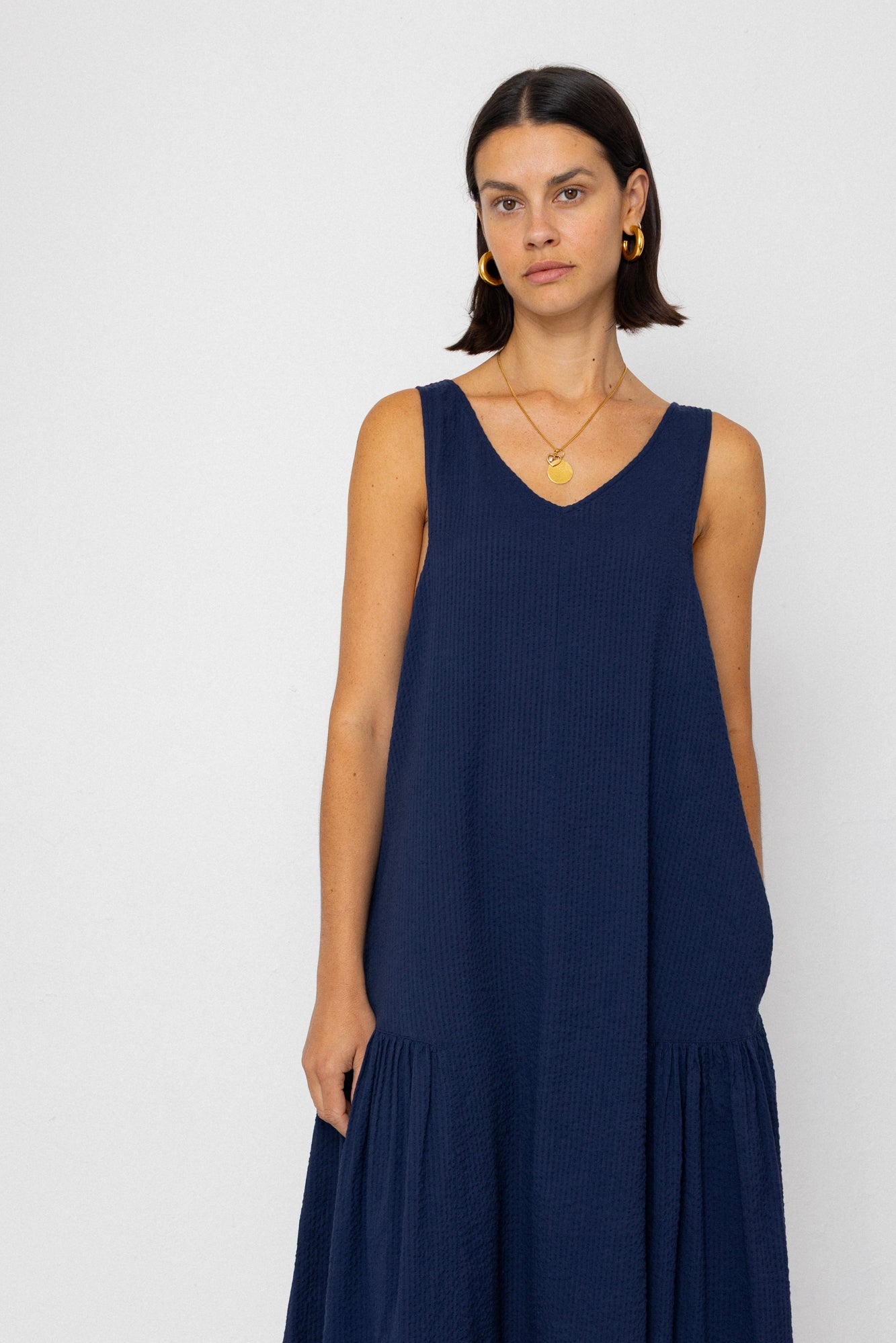 Folk | Folk Sarah Dress - Deep Navy