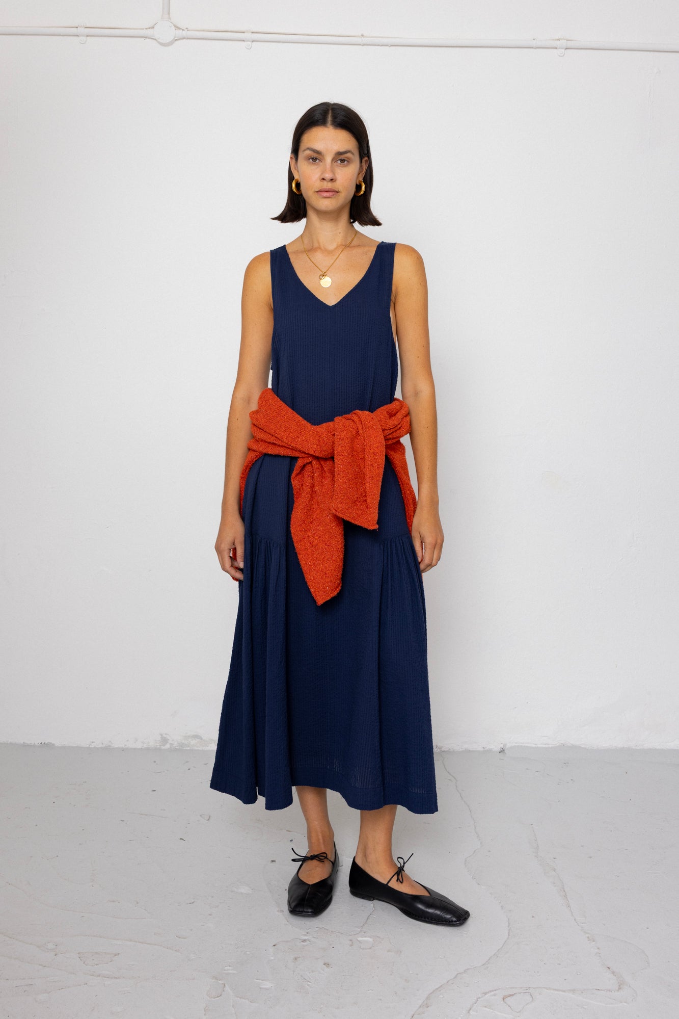 Folk | Folk Sarah Dress - Deep Navy