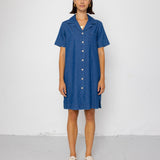 Folk | Folk Shirt Dress - Indigo Denim