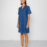 Folk | Folk Shirt Dress - Indigo Denim