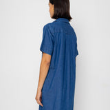Folk | Folk Shirt Dress - Indigo Denim