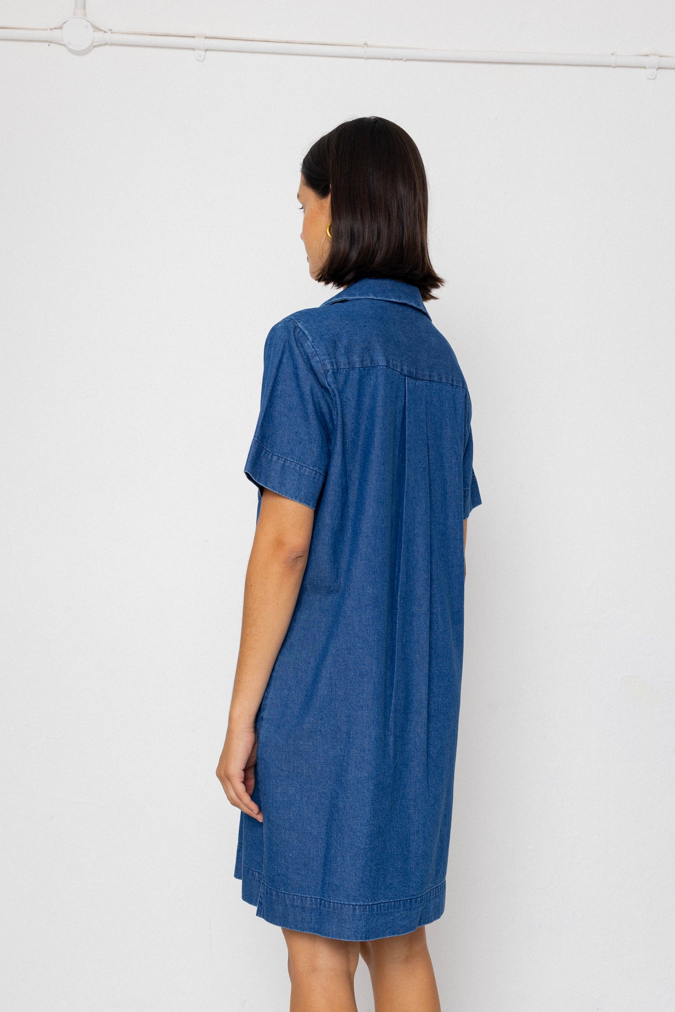 Folk | Folk Shirt Dress - Indigo Denim