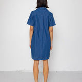 Folk | Folk Shirt Dress - Indigo Denim