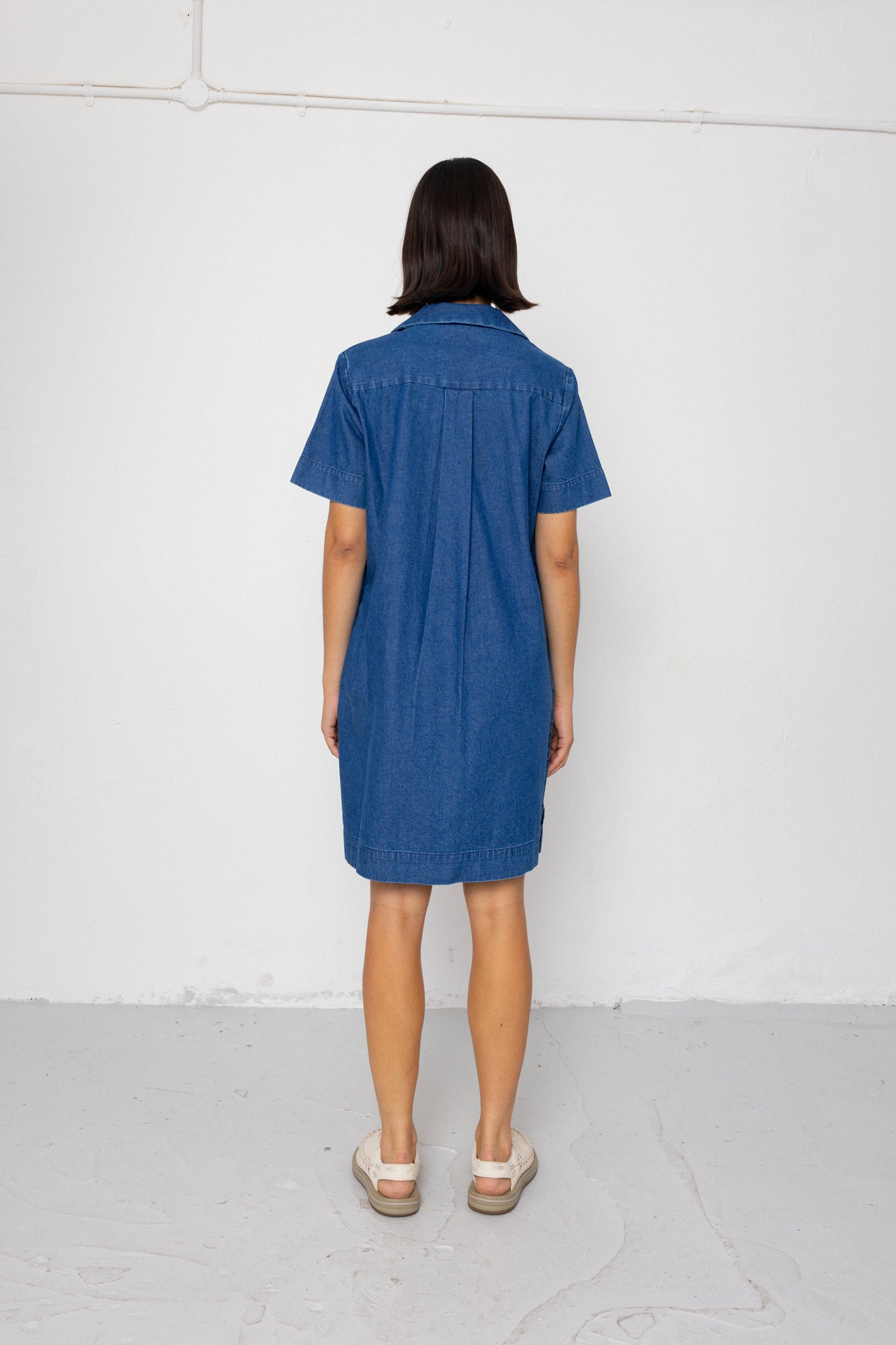 Folk | Folk Shirt Dress - Indigo Denim