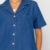 Folk | Folk Shirt Dress - Indigo Denim