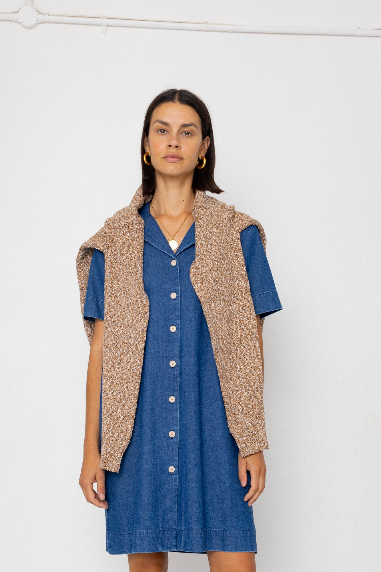 Folk | Folk Shirt Dress - Indigo Denim