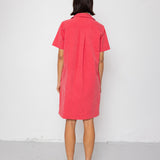 Folk | Folk Shirt Dress - Rose Red