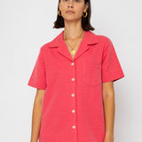 Folk | Folk Shirt Dress - Rose Red