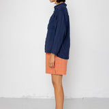 Archive Shirt - Dark Navy Dobby Stripe