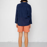 Archive Shirt - Dark Navy Dobby Stripe