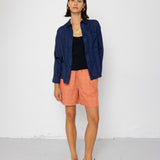 Archive Shirt - Dark Navy Dobby Stripe