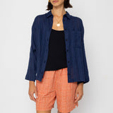 Archive Shirt - Dark Navy Dobby Stripe