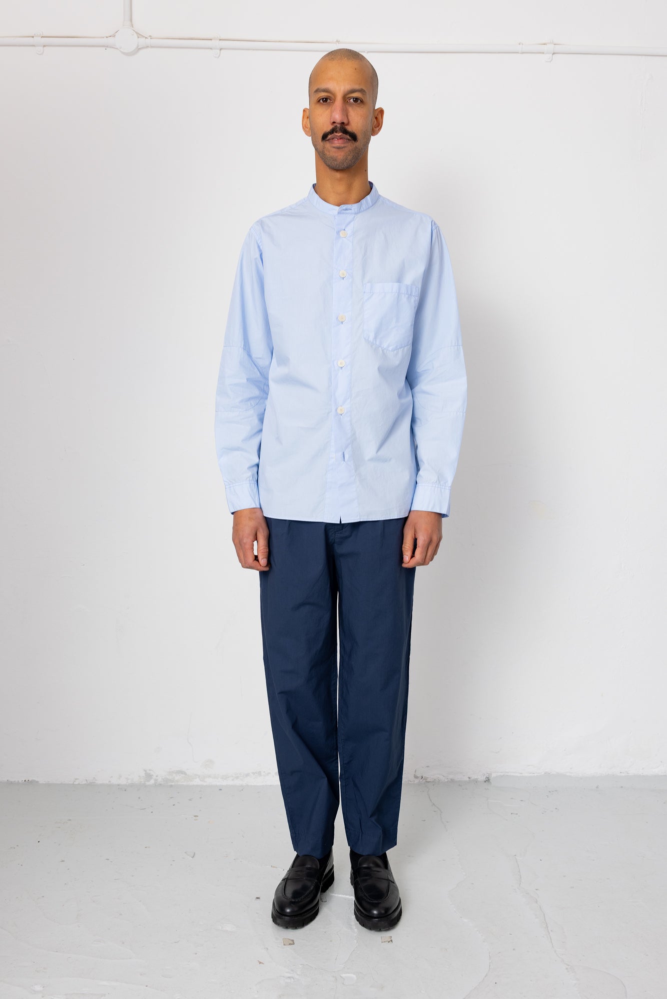 Folk | Folk Signal Pant - Soft Navy Tech Poplin