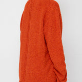 Slouch Crew Jumper - Red Oxide