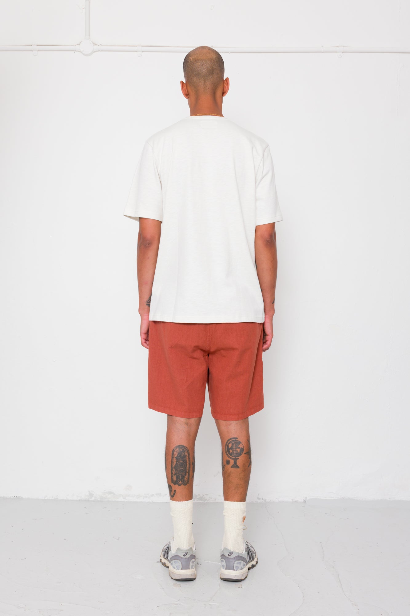 Folk | Folk Slub Embroidered T-Shirt - Off White
