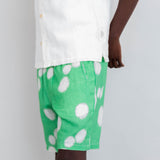 Assembly Short - Green Dot Print