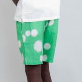 Assembly Short - Green Dot Print