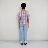 Kowtow - Adrian Top - Pink Tartan