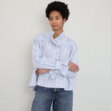 Cawley - Sophie Shirt - Blue / White / Navy
