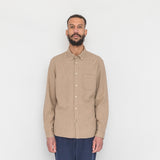 Folk | Relaxed Fit Shirt - Taupe Flannel