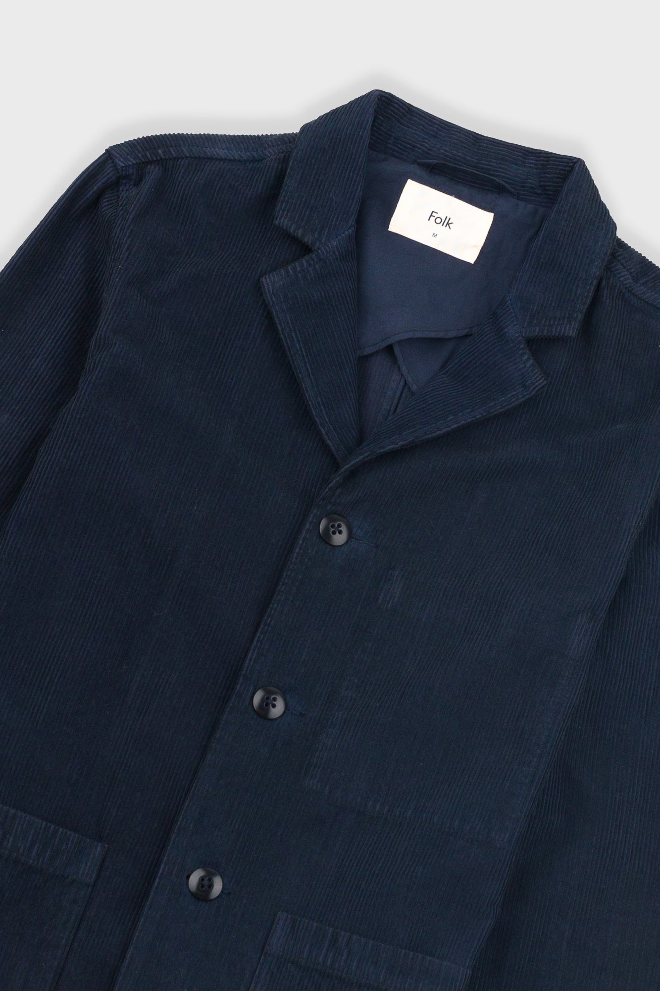 Folk Folk Patch Jacket - Navy Cord