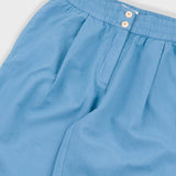 Drawcord Baggy Pants - Light Indigo Topstitch