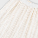 Full Seam Skirt - Ecru Ladder Embroidery