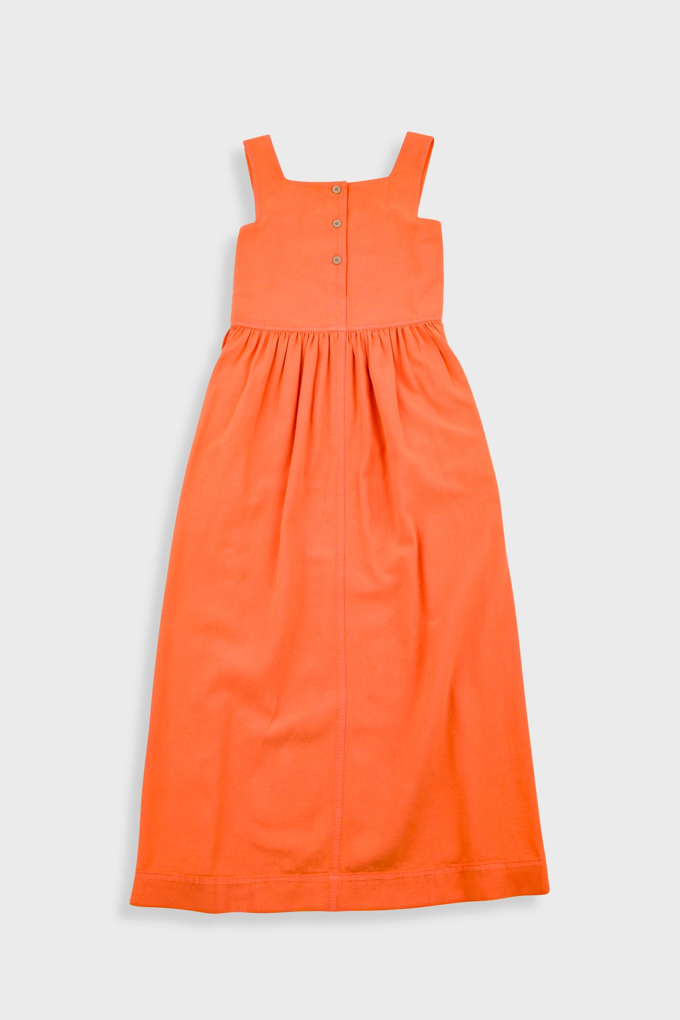 dark orange midi dress Midi Day Dress