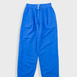 Drawcord Baggy Pants - Washed Cobalt