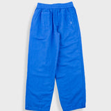 Drawcord Baggy Pants - Washed Cobalt