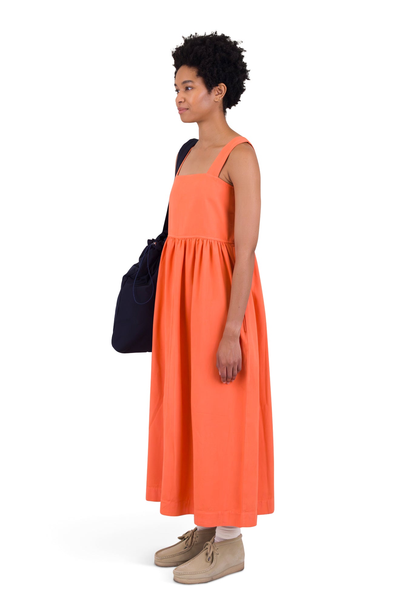 open lace back dress Folk Midi Day Dress