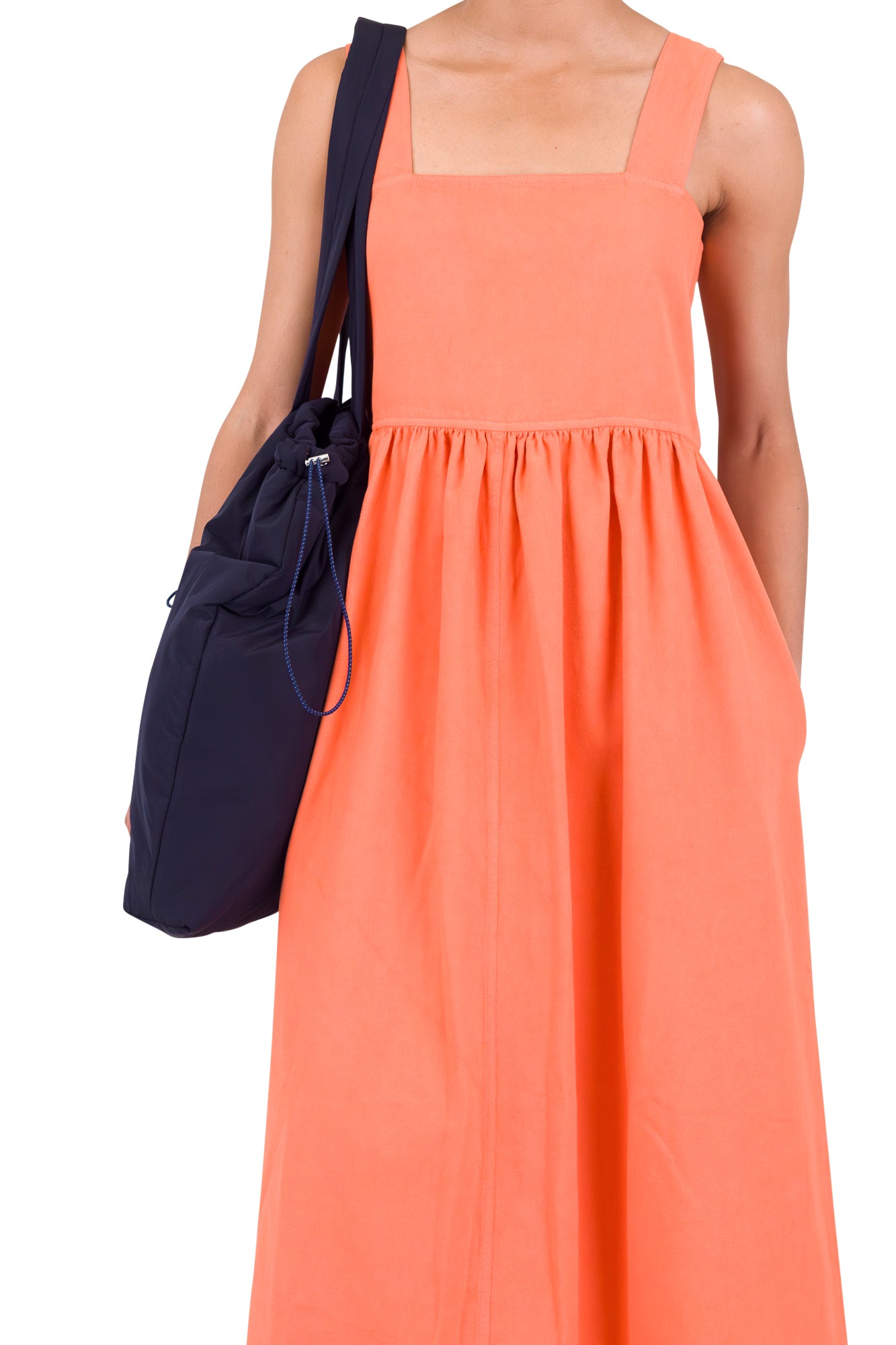 knee length dresses for ladies Burnt Orange Sleeveless Vera Midi Dress main image 0