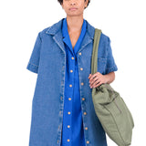 Shirt Dress - Heavy Bleach Denim