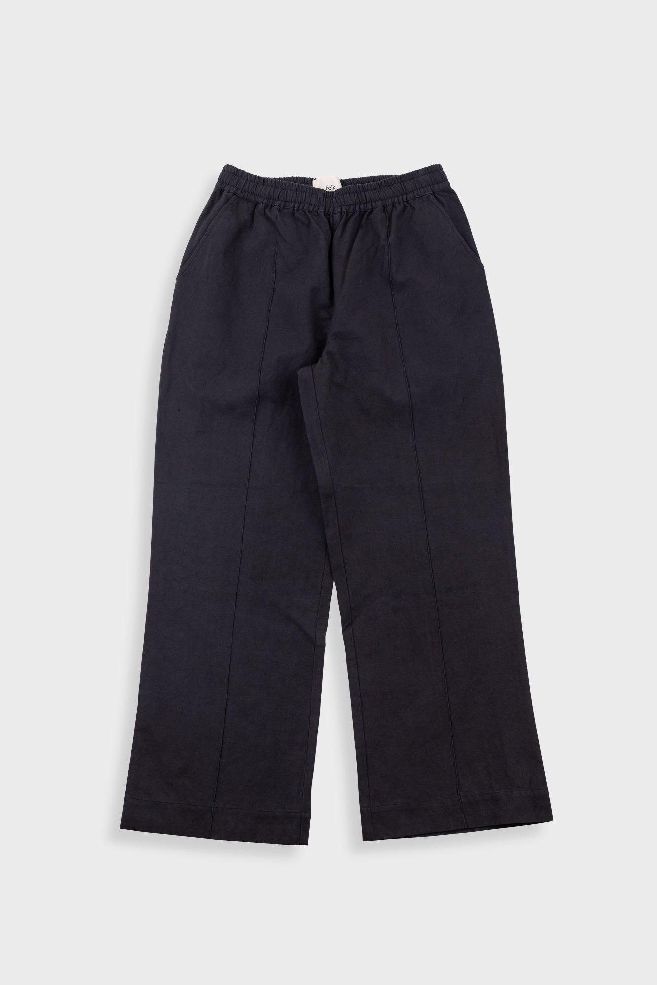 Folk | Folk Wide Fit Trousers - Soft Black