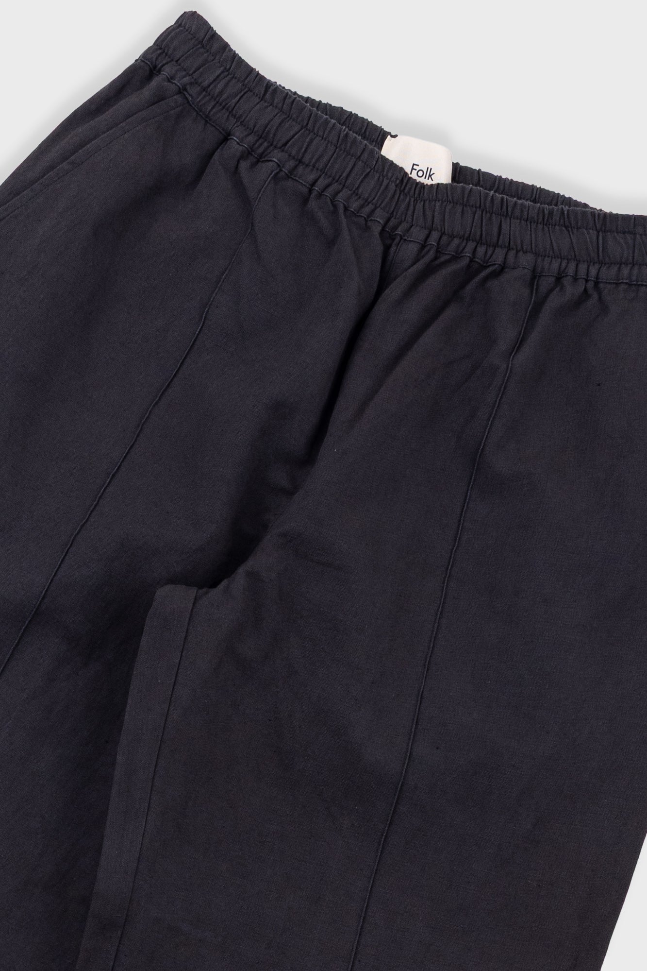 Folk | Folk Wide Fit Trousers - Soft Black