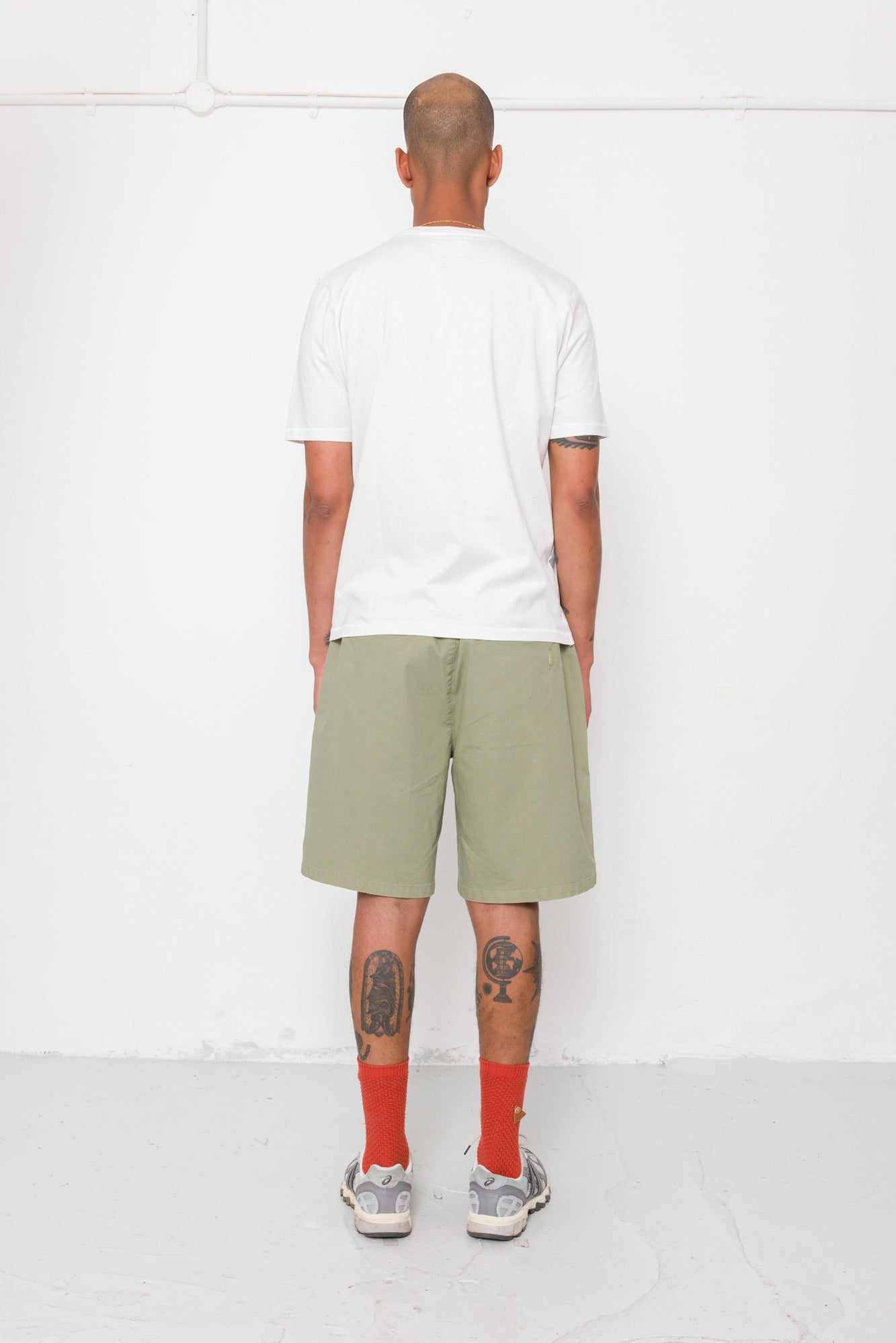 Folk | Folk Relaxed Assembly Short - Light Olive Ripstop
