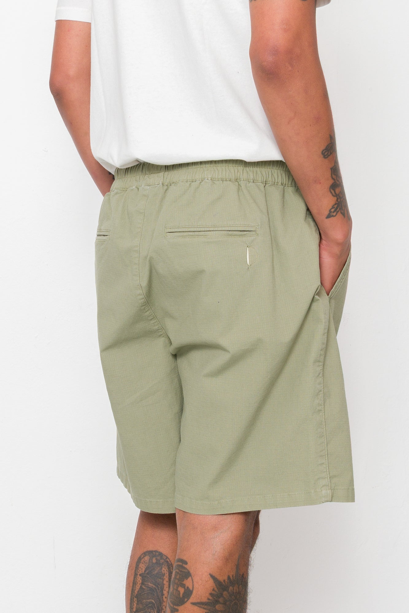 Folk | Folk Relaxed Assembly Short - Light Olive Ripstop