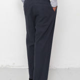 Folk | Folk Lunar Suit Trouser - Soft Black Cotton Linen