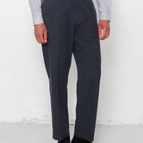Folk | Folk Lunar Suit Trouser - Soft Black Cotton Linen