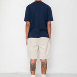 Relaxed Assembly Short - Natural Linen Cotton Canvas
