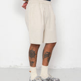 Relaxed Assembly Short - Natural Linen Cotton Canvas